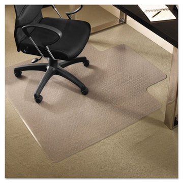 ES Robbins® Everlife Chair Mats For Medium Pile Carpet With Lip, 36 X 48, Clear freeshipping - TVN Wholesale